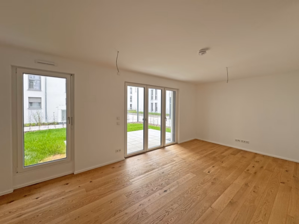 Stilvoll wohnen: 3-Zimmer-Neubau mit Terrasse in hochwertigem Ambiente